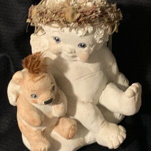 Dreamsicles Cherub with Chipmunk or Squirrel